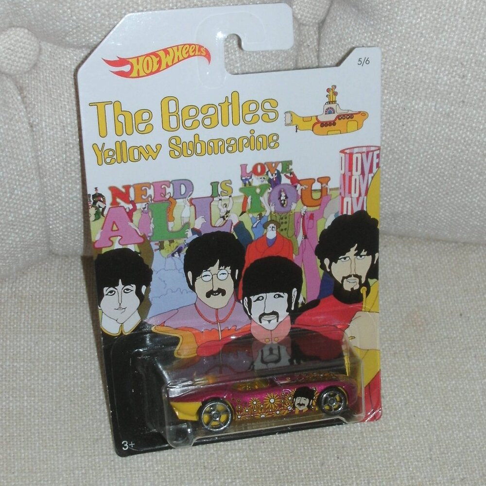 50th Anniversary Beatles Yellow Submarine Hot Wheels Ringo Starr Fast Felion